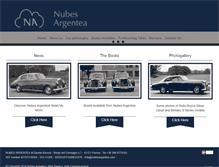 Tablet Screenshot of nubesargentea.com